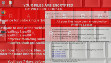 WildFire Locker virus: how to decrypt .wflx ransomware files