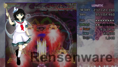 Eccentric “Rensenware” infection demands Touhou game score instead of Bitcoin