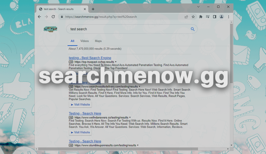 Remove searchmenow.gg redirect virus in Chrome, Firefox, Safari