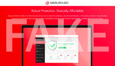 How to uninstall Segurazo virus / fake antivirus (July 2020 update)