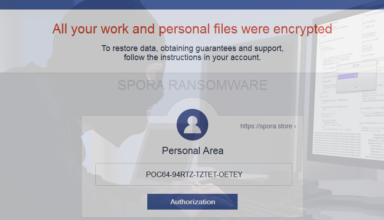 Spora ransomware decryption and removal