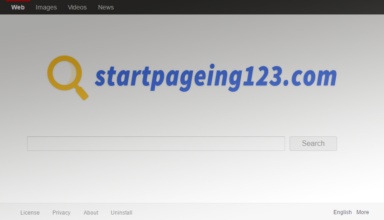 Remove StartPageing123 virus from Chrome, Firefox, Safari, IE