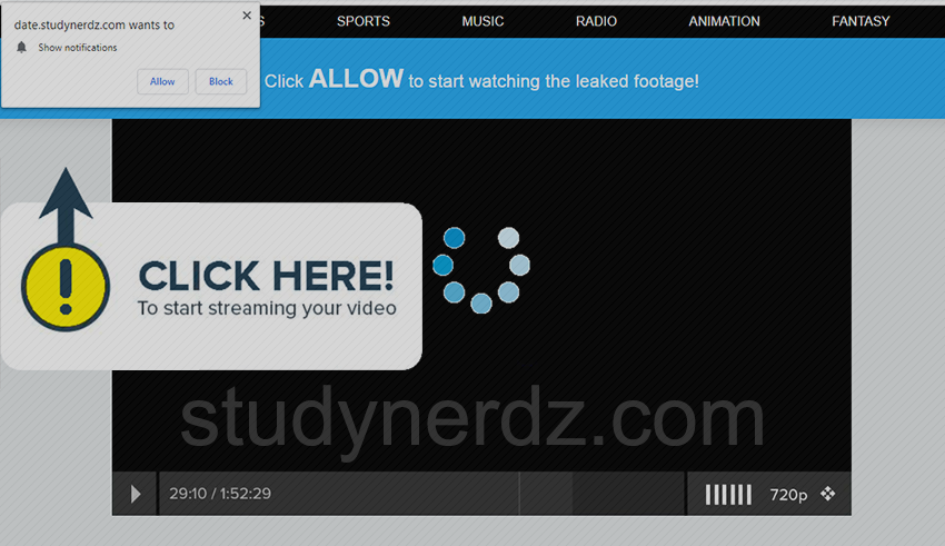 Remove studynerdz.com virus from Android/Chrome/Firefox/IE/Safari