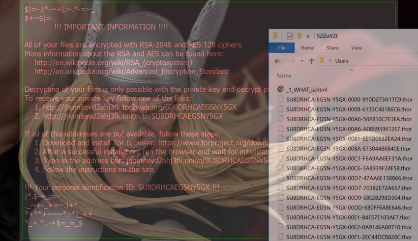 Thor virus: how to decrypt .thor files ramsomware