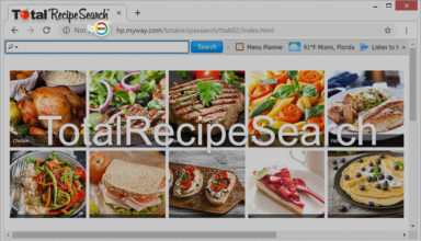 Remove TotalRecipeSearch toolbar virus in Chrome/Firefox/IE/Safari