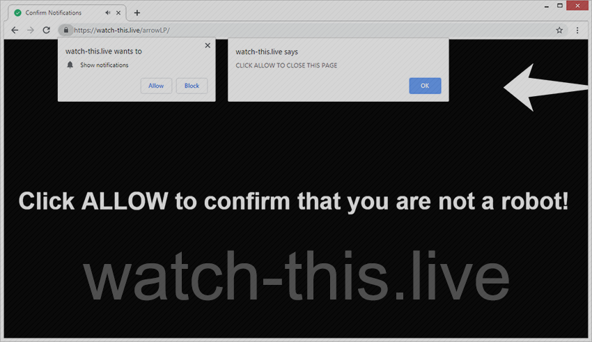 Watch-this.live virus removal from Android (Chrome/Firefox/IE/Safari)