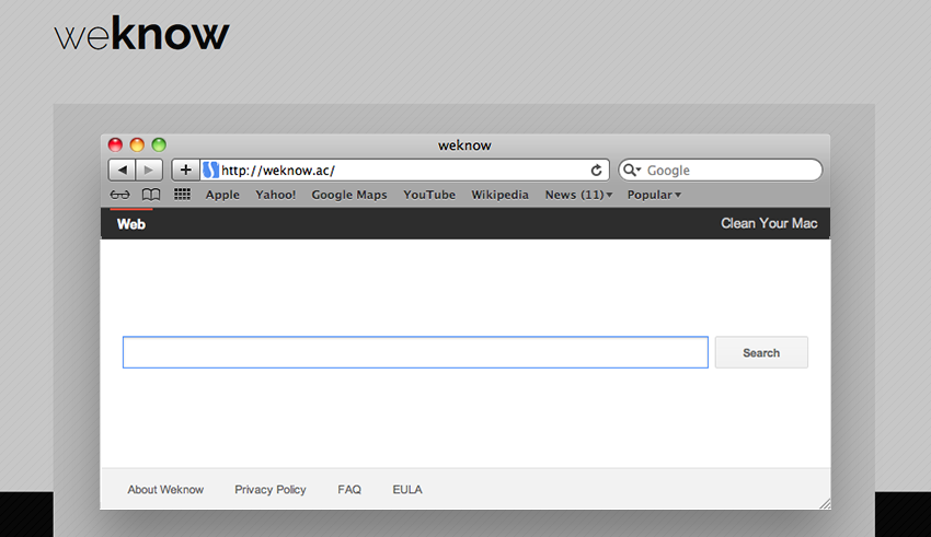 Remove Weknow virus from Chrome/Safari/Firefox on Mac