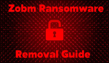 Remove Zobm virus and decrypt .zobm ransomware files