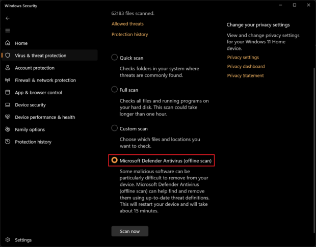 Step 3 - Run Deep Malware Scans