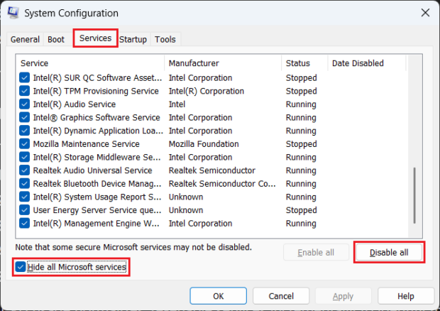 Step 7: Perform a Clean Boot